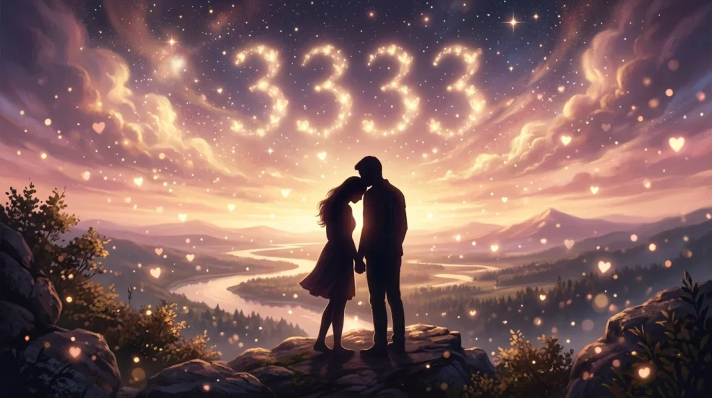 3333 Angel Number Meaning in Love and Relationship