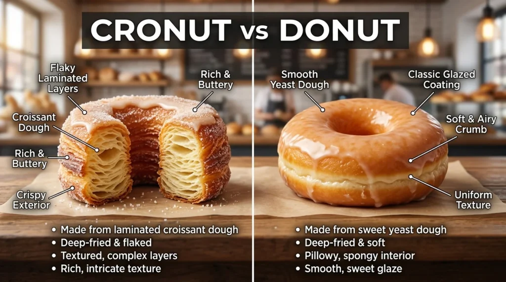 Difference Between Cronut and Donut
