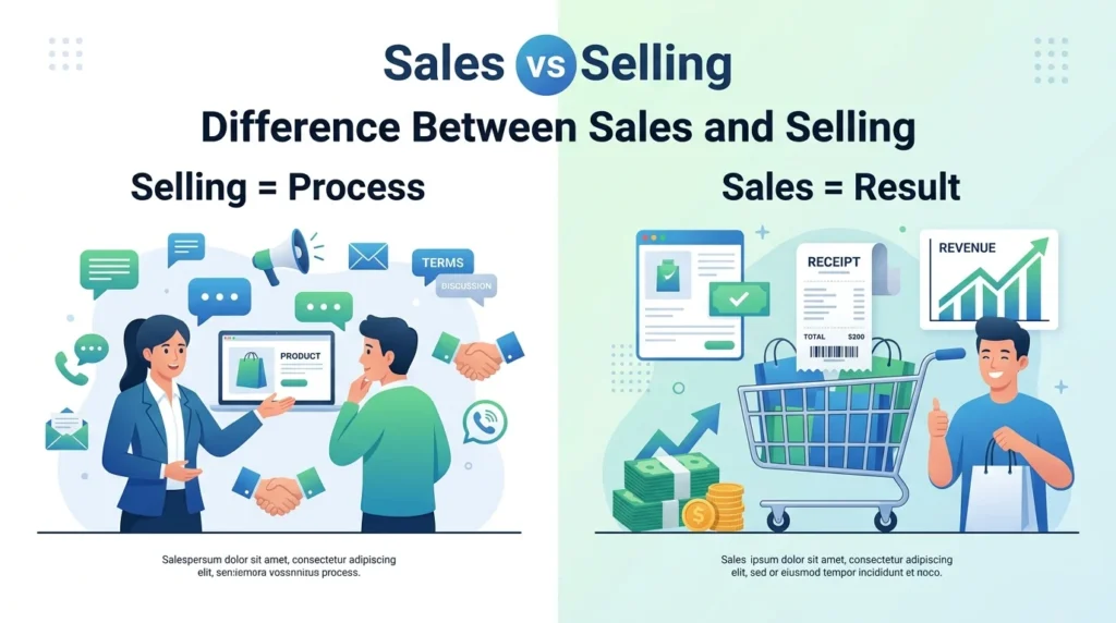 Difference Between Sales and Selling