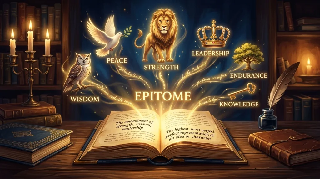 Epitome meaning in literature and figurative language