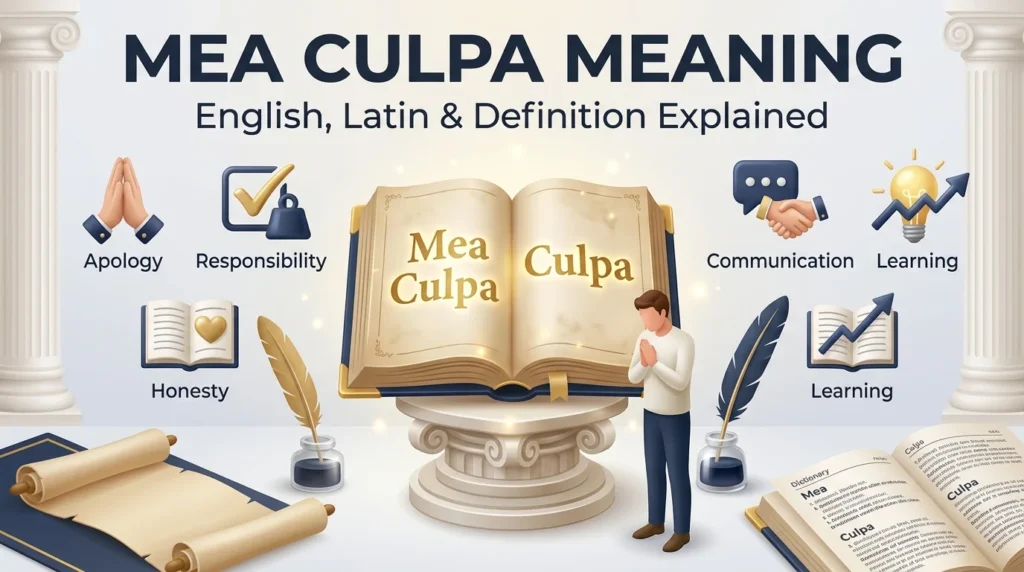 MEA CULPA MEANING