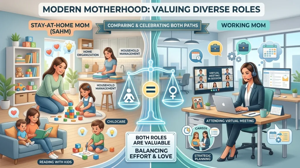 SAHM vs Working Mom