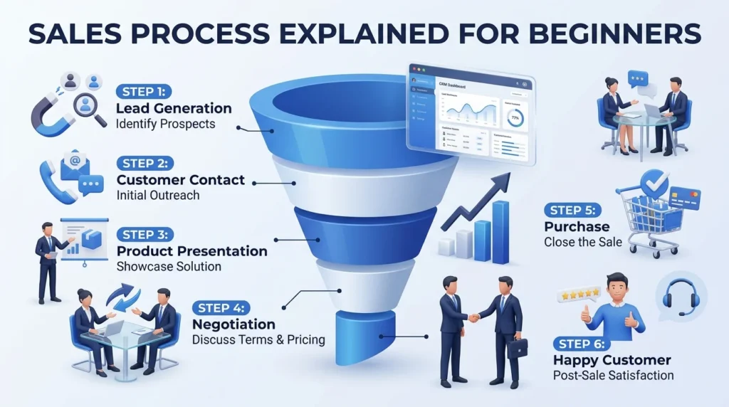 Sales Process Explained for Beginners