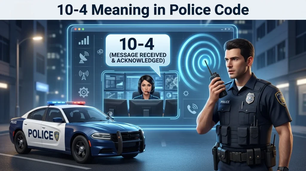 10-4 Meaning in Police Code