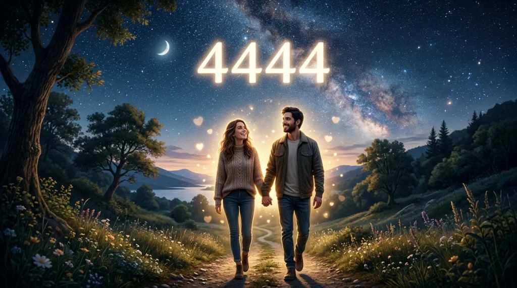 4444 Angel Number Meaning in Love