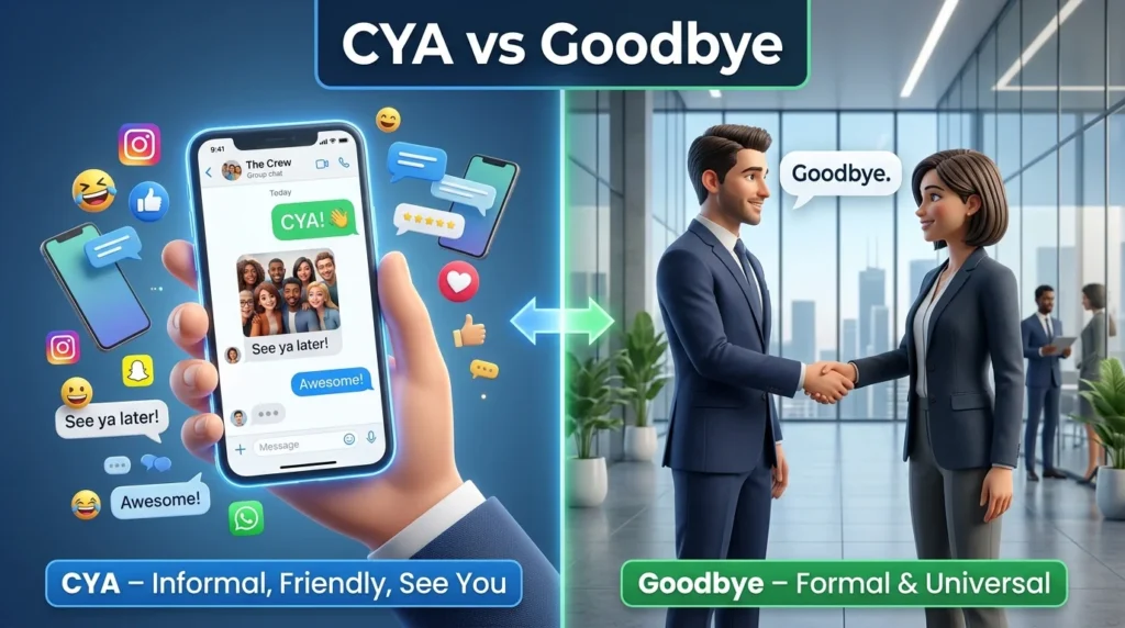 CYA vs Goodbye Meaning