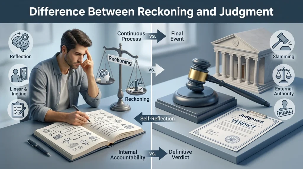 Difference Between Reckoning and Judgment