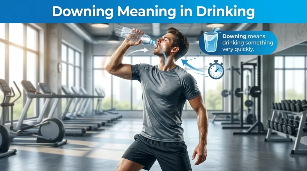 Downing Meaning in Drinking