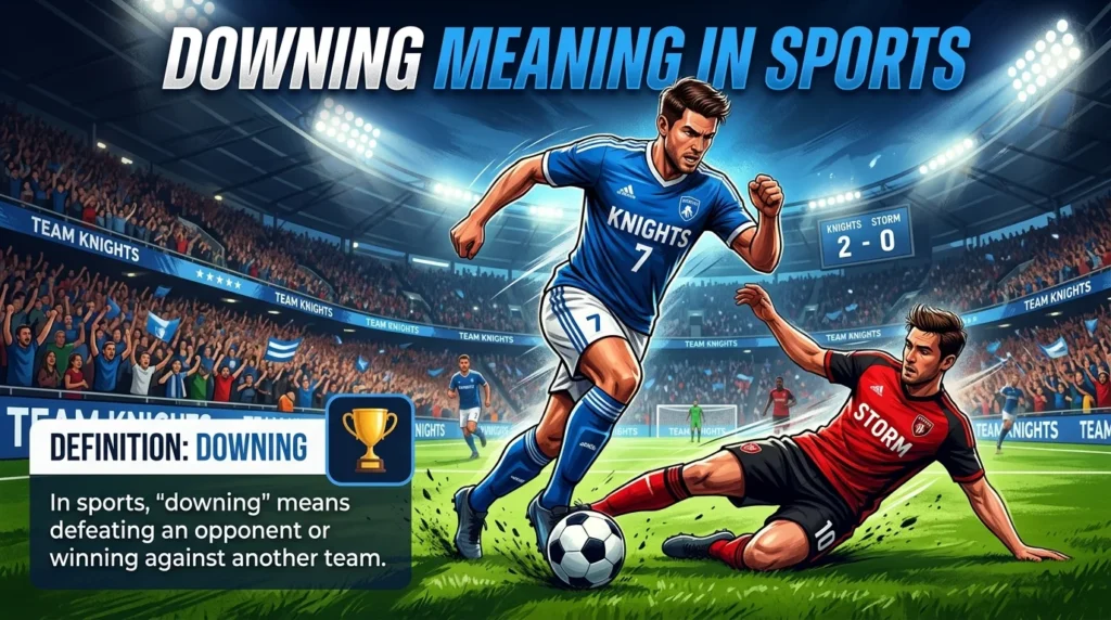 Downing Meaning in Sports