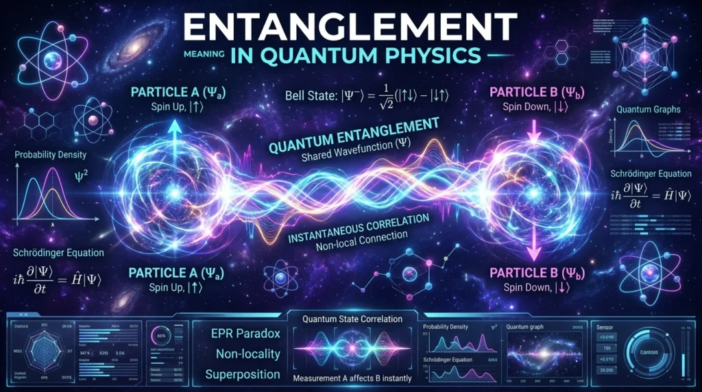 Entanglement Meaning in Quantum Physics