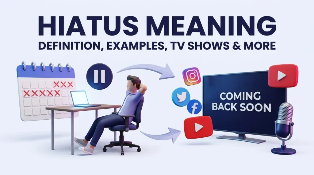 Hiatus Meaning