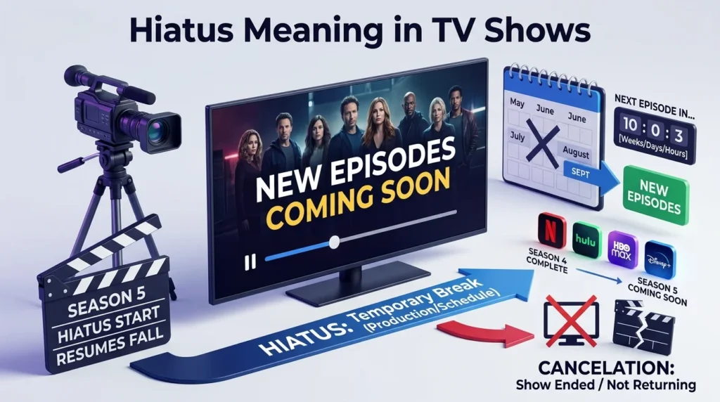 Hiatus Meaning in TV Shows