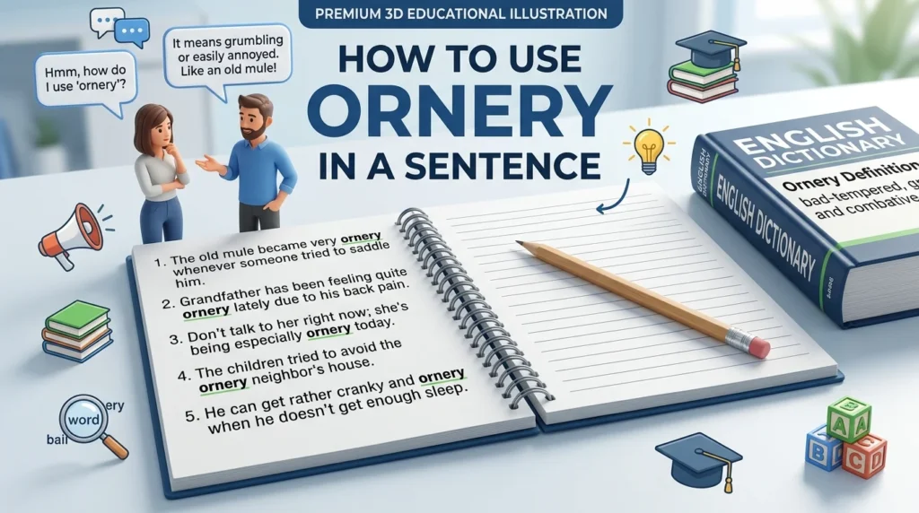 How to Use Ornery in a Sentence