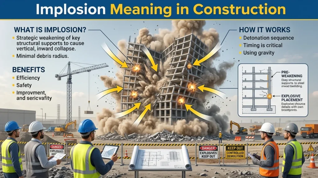 Implosion Meaning in Construction