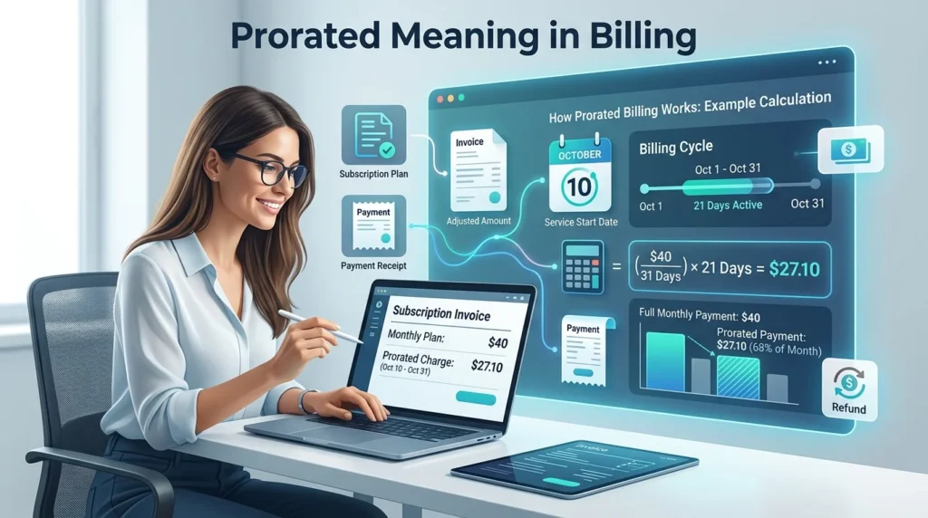 Prorated Meaning in Billing