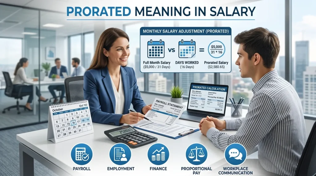 Prorated Meaning in Salary