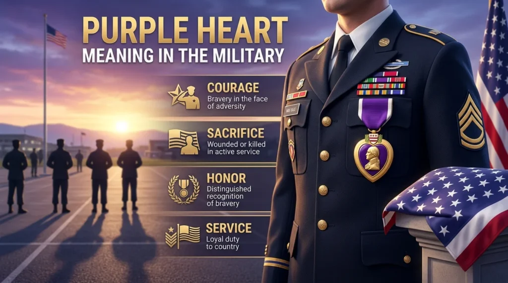 Purple Heart Meaning in the Military