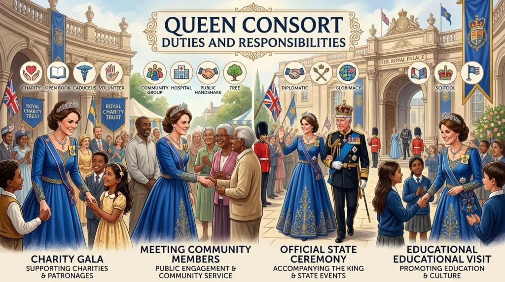 Queen Consort Duties and Responsibilities