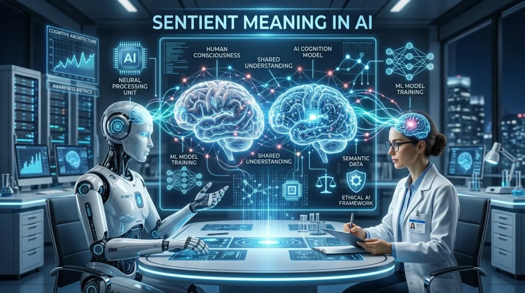 Sentient Meaning in AI