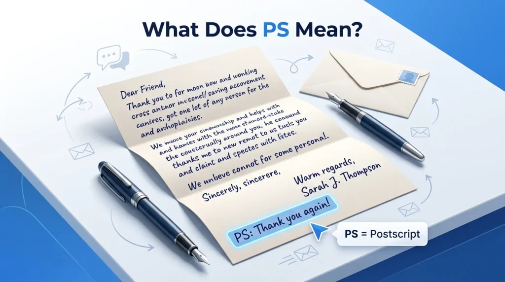 What Does PS Mean?