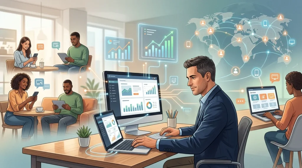 Origin and History of Business Sites