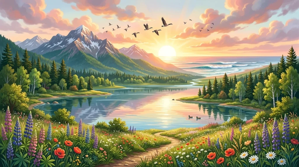 Nature Similes