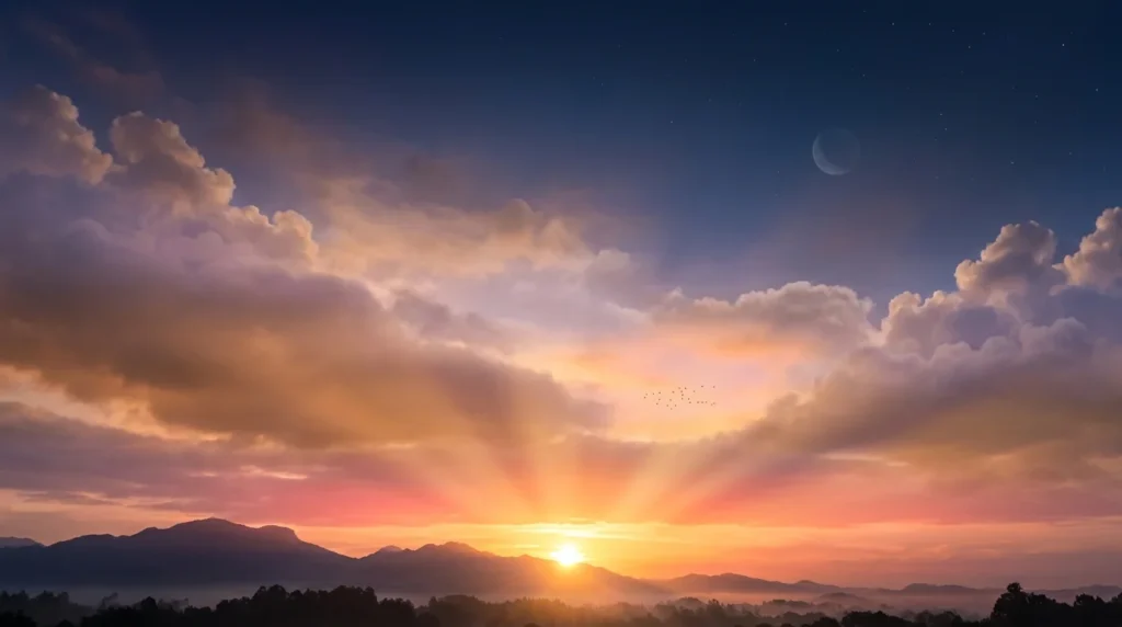 Nature Similes About the Sky